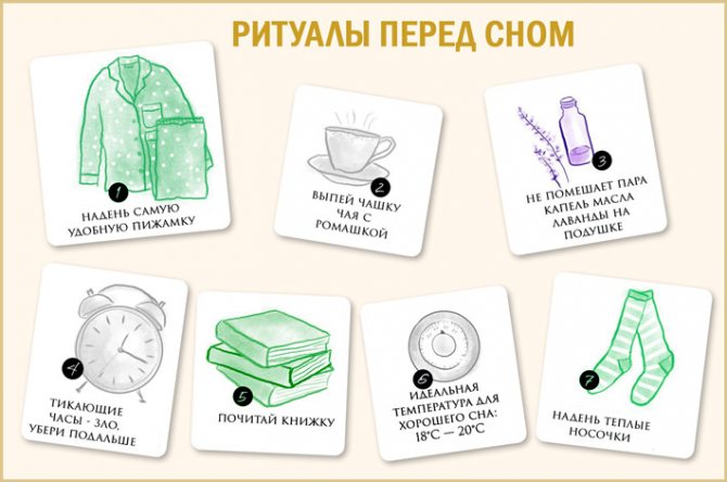 Ритуалы отхода ко сну